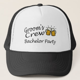 Grooms Crew (Bachelor Party) Trucker Hat