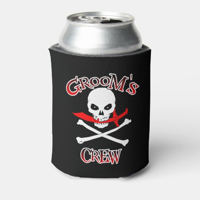 Groom's Crew  Can Cooler (Can Back)