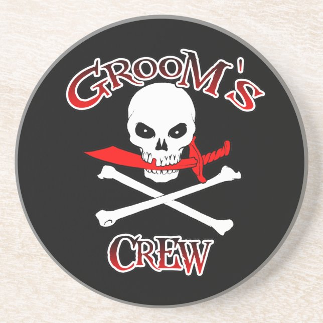 Groom's Crew Coaster (Front)