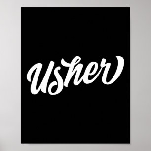 Groom's Crew Usher Bachelor For Groom Poster