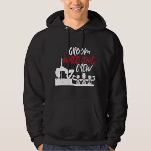 Grooms Crew Wedding Bucks Groom Groomsmen Bachelor Hoodie