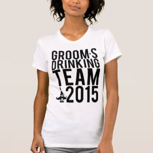 Groom's drinking team 2015 T-Shirt