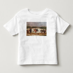 Grooms exercising racehorses toddler T-Shirt