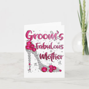Grooms Fabulous Mother Happy Wedding Marry Married Card