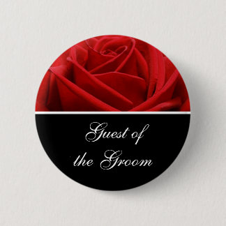 Groom's Guest Wedding Reception Identification 6 Cm Round Badge