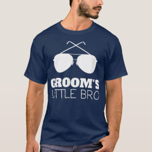 Grooms Little Bro  Funny Gifts for Groomsmen Broth T-Shirt