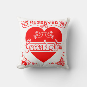 Groom's Mum Cushion. Reserved for the Groom's Mum Cushion