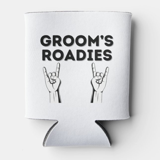 Groom's Roadies Can Cooler (Front)