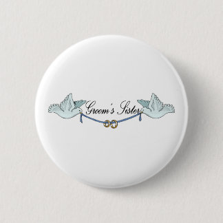 Grooms Sister Button