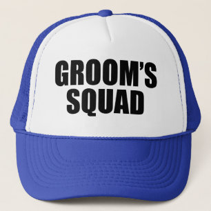 Groom's Squad funny hat for groomsman