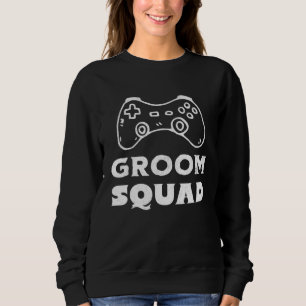 Grooms Squad Wedding Bachelor Party Groomsmen Game Sweatshirt