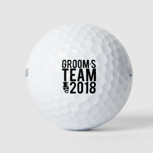 Groom's team 2018 golf balls