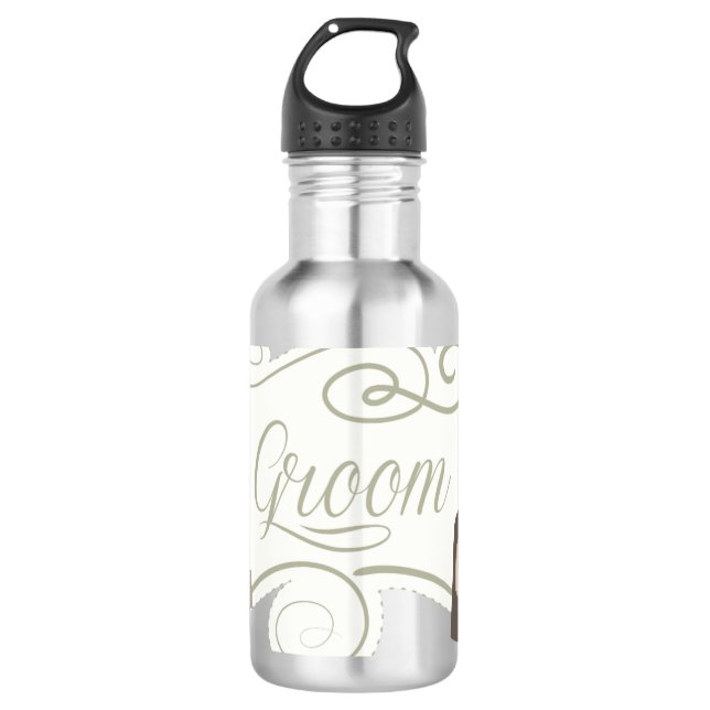 Groom's Wedding  710 Ml Water Bottle (Front)