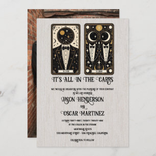 Grooms Wedding Tarot Invitation