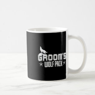 Groom's Wolfpack Men Bachelor Party  Coffee Mug