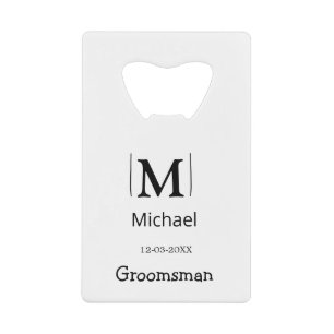 groomsman bachelorette party add name modern simpl