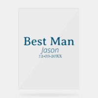 groomsman bachelorette party add name modern simpl