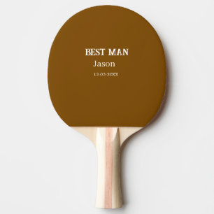 groomsman bachelorette party add name modern simpl ping pong paddle