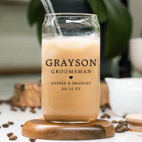 Groomsman Custom Personalised Names Wedding Party