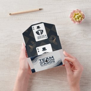 Groomsman Draught Trading Card, Groomsmen Proposal All In One Invitation