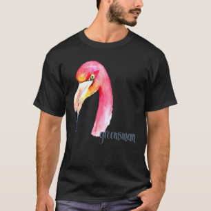 Groomsman Flamingo Love Helper Party Best Man Wedd T-Shirt