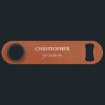 Groomsman Gift Personalised  Monogram Wedding<br><div class="desc">Monogram personalised wedding gift bottle opener for groomsmen.
Customise it with your own details. For further customisation,  please click the "Personalise” link and use Zazzle's advanced design tools to customise this template.</div>