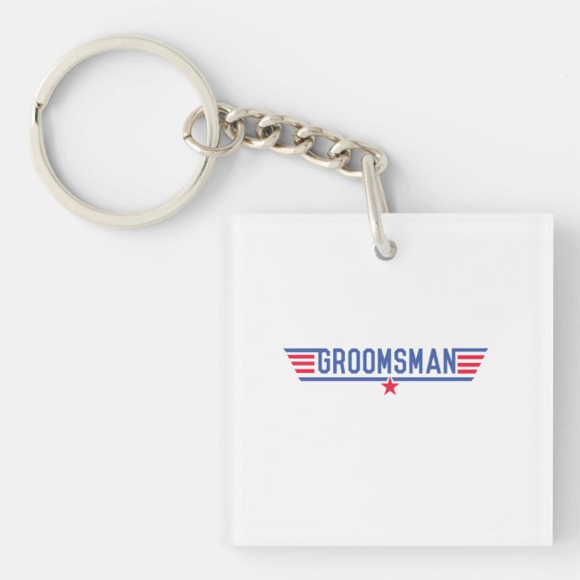 Groomsman Key Ring (Front)