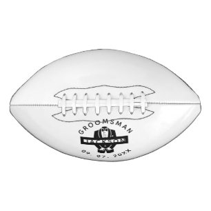 Groomsman Man Wedding Party Gift  Football