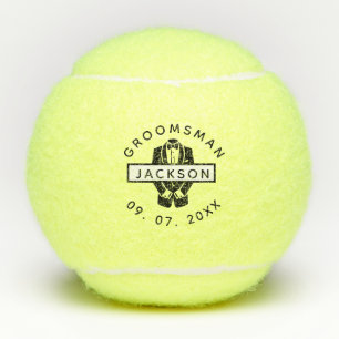 Groomsman Man Wedding Party Gift Tennis Balls