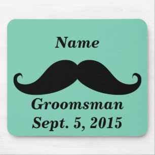 Groomsman Moustache Mousepad