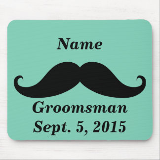 Groomsman Moustache Mousepad