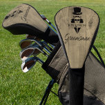 Groomsman Name Tuxedo Rustic Golf Head Cover<br><div class="desc">Groomsman Name Tuxedo Rustic Golf Head Cover. Create the perfect wedding or bachelor party gift. Personalise this design with your own text. Further customise this design by selecting the "customise further" link.</div>