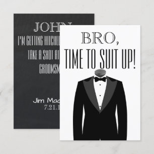 Groomsman or Best Man Proposal Invitation