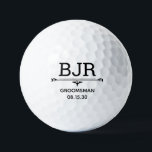 Groomsman Personalised Golf Balls<br><div class="desc">These golf balls are a perfect favour for the groomsmen in your wedding. They will love that they are practical and useable. They'd be great for your bachelor weekend.</div>