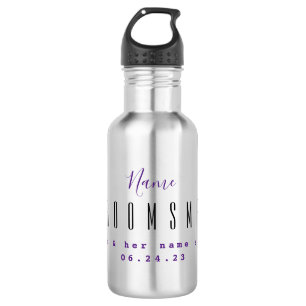 Groomsman Personalised Water Bottle HAMbyWG