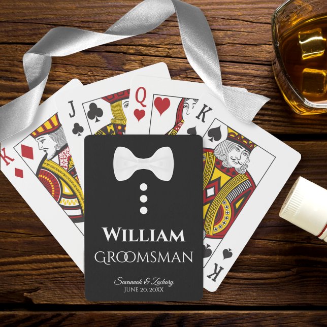 Groomsman Playing Cards Wedding Gift (Creator Uploaded)
