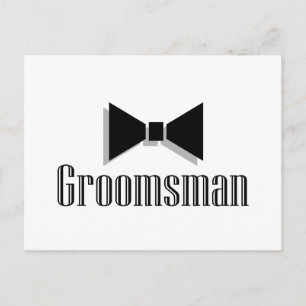 Groomsman Postcard
