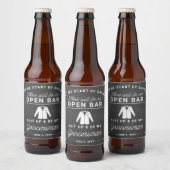 Groomsman Proposal Beer Bottle Label Set (Bottles)