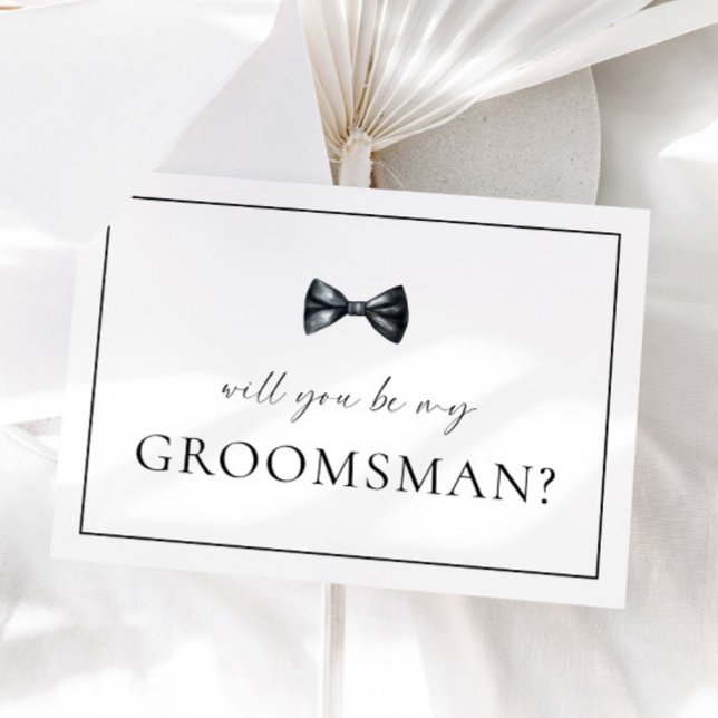 Groomsman Proposal Card (Creator Uploaded)