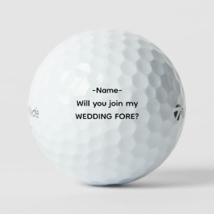 Groomsman Proposal Funny PAR TEE Favors Golf Balls
