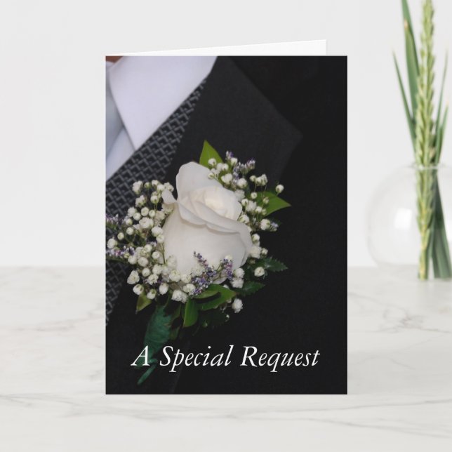 Groomsman Request Invitation (Front)