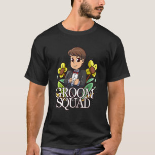 Groomsmen Bachelor Party Apparel for Men Groom Squ T-Shirt