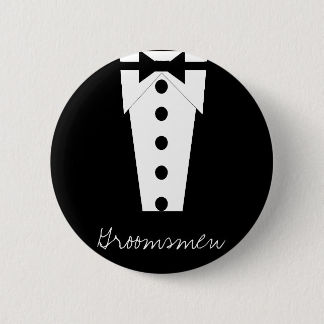 Groomsmen Button (Front)