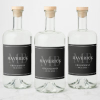 Groomsmen Gifts - Monogram Wedding Favours Best Ma