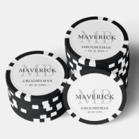 Groomsmen Gifts - Monogram Wedding Favours Best Ma