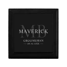 Groomsmen Gifts Monogram Wedding Favours Best Man Gift Box