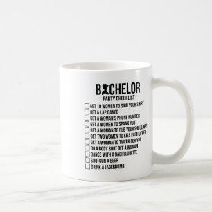Groomsmen Groom Squat Men Bachelor Supplies Party Coffee Mug