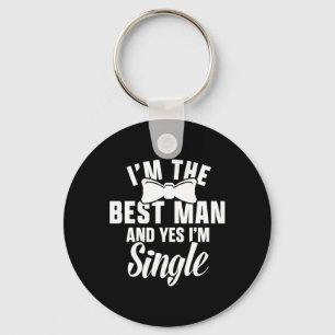 Groomsmen Groom Squat Men Bachelor Supplies Party Key Ring