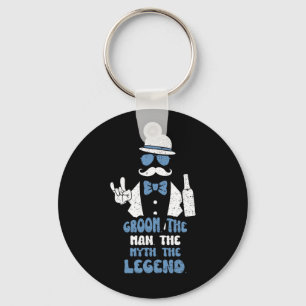 Groomsmen Groom. The Man. The Myth. The Legend. - Key Ring