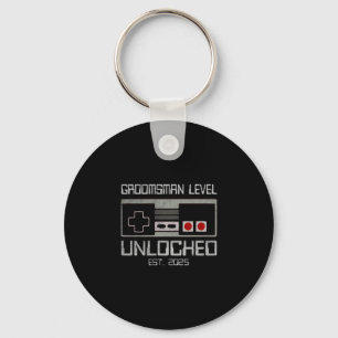 Groomsmen matching bachelor party 2025 gamer key ring